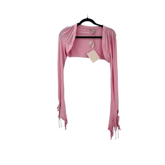 Nana Jacqueline Pink Aubrey ShrugTop Women's Size S NWT - Picture 6 of 12